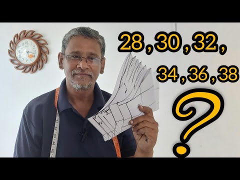 sleeve cutting | 28,30,32,34,36,38 size | Tutorial | The Pattern | Anwer