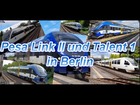 Pesa Link II und Talent 1 in Berlin