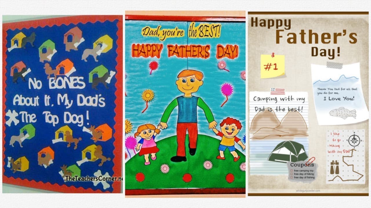 Watch video Father's day school display board ideas || Father's day notice board ideas for school Now Father's day school display board ideas || Father's day notice board ideas for school