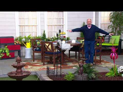 Tommy Bahama Whimsical Floral Indoor/Outdoor-Teppich auf QVC