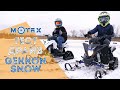 Электроснегоход детский Gekkon Snow 1300W (Снегоцикл)