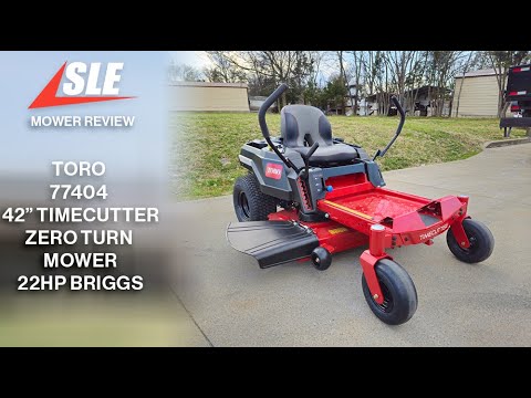 Toro 77404 42" TimeCutter Zero Turn Mower 22HP Briggs Review