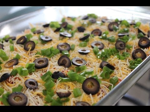 7 layer dip - Mexican dish by crazy4veggie.com