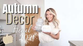 *HUGE* AUTUMN DECOR HAUL 2021 // Homesense, Home Bargains, B&M, Amazon // FALL DECORATIONS