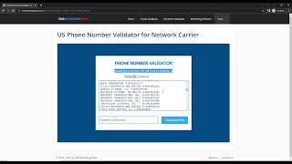 Free Cell Phone Validator for US -  Cell Phone numbers checker