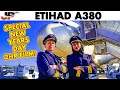 ETIHAD Airbus A380 Full Cockpit Flight Abu Dhabi To Paris 2 Hour Film