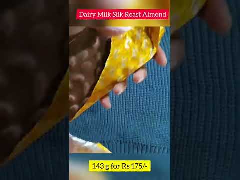 Dairy Milk Silk Roast Almond #food #shorts #youtubeshorts #chocolate