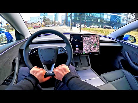 2024 Tesla Model 3 Highland | 4K HDR Premium quality | POV Test Drive