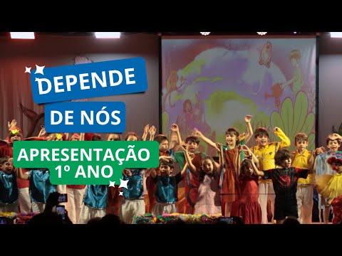 Depende de Nós - Apresentação dos estudantes do 1º Ano no Festival de Encerramento 2024.