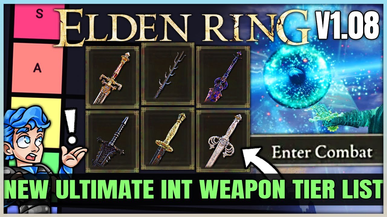 The New MOST POWERFUL Int Weapon Tier List - Best Highest Damage Intelligence Weapons in Elden Ring!