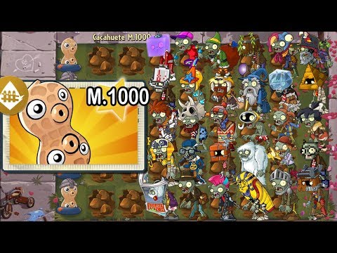 Plants vs Zombies 2 - Alv Super Cacahuete Level 1000