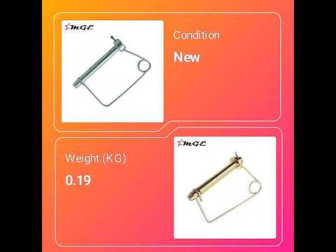 Wire lock hitch pins tractor linkage parts wire lock pins sa...