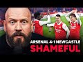 “PATHETIC” - TG Blasts Newcastle after 4-1 Defeat to Arsenal