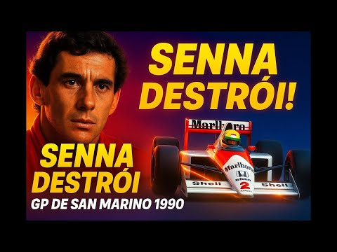[64] SENNA! GP de San Marino 1990 - Corrida Completa!