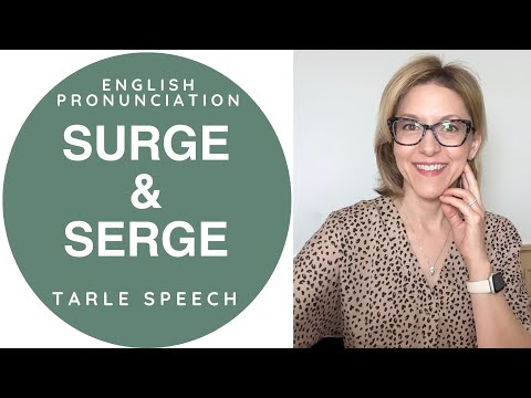 SURGE & SERGE の発音を学ぶ - アメリカ英語の同音異義語の発音 #learnenglish (Learn to Pronounce SURGE & SERGE - American English Homophone Pronunciation #learnenglish)