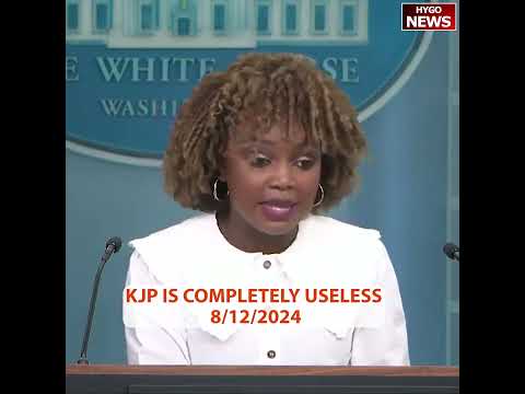 KJP: Biden 'absolutely' endorses Trump NO TAX ON TIPS, with Kamala no daylight; unable to say why