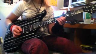 All That Remains- Now Let Them Tremble, For We Are Many guitar cover- Kaity Confession