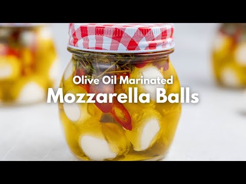 10-Minute Flavourful Marinated Mozzarella Balls