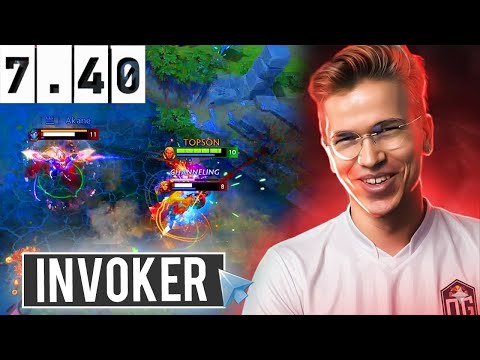 Topson’s Mid Invoker Went CRAZY in Battle Cup | Patch 7.40