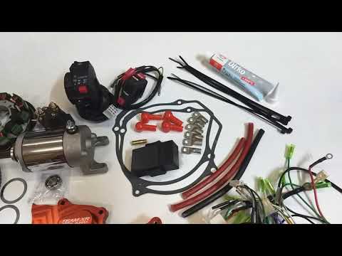 Honda XR 650R Electric ⚡ start kit by Team XR Poland