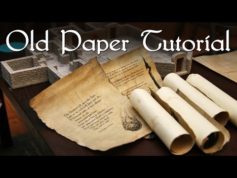 Old Paper Tutorial