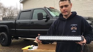AUXBEAM 22 Inch Cree Lightbar/Review!