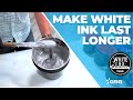 How to Make Your White Inks Last Longer By Using a Gray Underbase