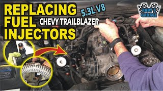 How To Replace Fuel Injectors - Chevy Trailblazer 5.3L (Andy’s Garage: Episode - 298)