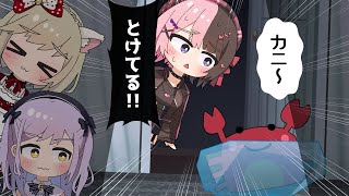 【手描き】半解凍のカニーさん。今、あなたの家の前にいるの【ぶいすぽっ!/橘ひなの/紫宮るな/小森めと】【マンガ動画/アニメ/VTuber】