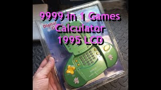Games Calculator 9999 in 1 LCD Brick Game de 1995, NIB, Unbox & Test, Salut Les Rétros !