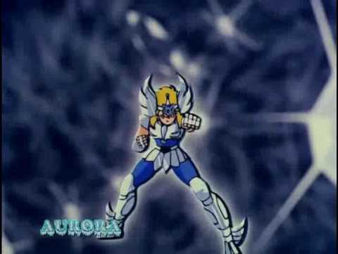 Tonnerre de l'aube (Aurora thunder attack) de Hyoga, chevalier de Bronze du Cygne - Saint Seiya