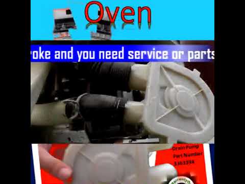 Why is my whirlpool Estate Roper washer not draining. Replacing drain pump Part number 3363394