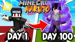 Download lagu I Survived 100 DAYS as an UCHIHA in Naruto Minecraft! mp3