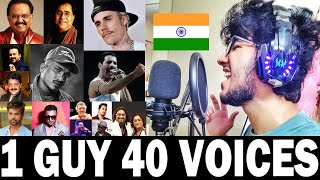 40 VOICES 1 GUY Only Voice