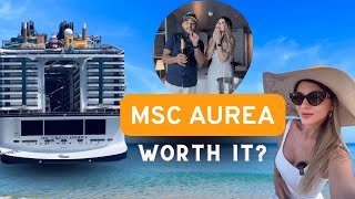 WE BOOKED THE AUREA EXPERIENCE ON MSC WORLD AMERICA