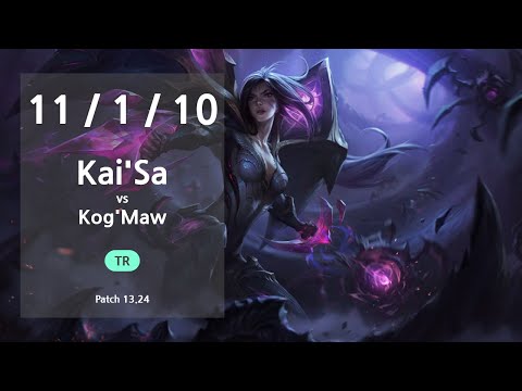 Kai'Sa ADC vs Kog'Maw - TR GrandMaster Patch 13.24