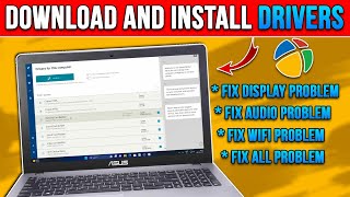 How to Install All Drivers in One Click - PC/Laptop⚡DriverPack Solution Install 2024⚡Fix All Issues🤯
