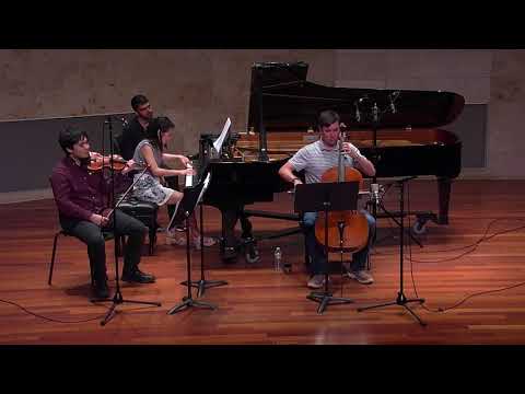 GLORIOSA PIANO TRIO Yoonie Han, Eric Silberger, Kevin Bate performs Theodore Wiprud 'Vinea Gloriosa'