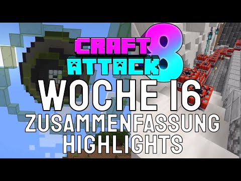 Craft Attack 8 KOMPLETTE WOCHE 16 ZUSAMMENFASSUNG - Jeder Teilnehmer| Von Fan für Fans | Urutox