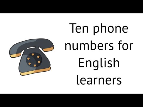 (Phone Numbers/#1) Ear for English: Listening Practice and Dictation