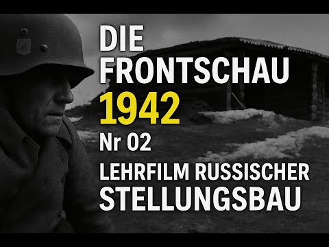 Die Frontschau - 1942 Nr 02 (Subs Español) - Lehrfilm Russischer Stellungsbau