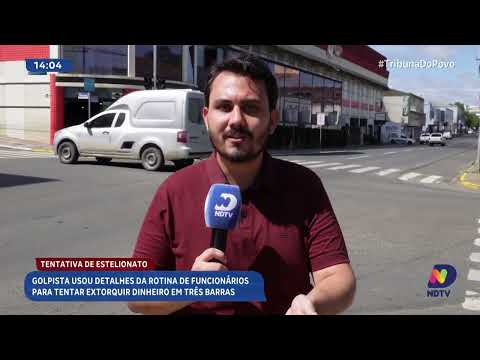 Tentativa de estelionato mira posto de combustíveis em Três Barras