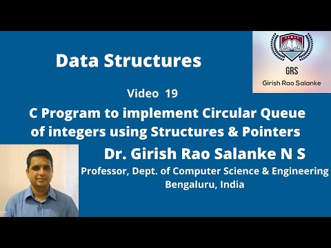 19 C Program To Implement A Circular Queue Using Structure Pointers