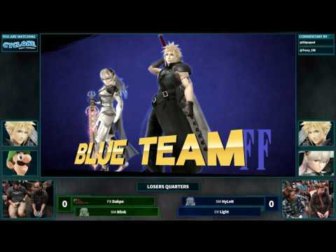 Cyclone 1 - Dakpo + Blink vs Light + HyLeN - Losers Quarters Smash 4