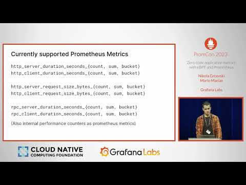 PromCon 2023 - Zero-code application metrics with eBPF and Prometheus