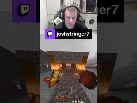 JoshStringer7 - average twitch streamer 😱😂#5tringer #minecraft #minecraftpocketedition #twitch #shorts