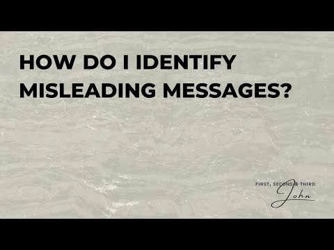 1, 2, & 3 John – How Do I Identify False Teaching??