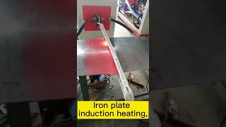 Iron plate induction heating