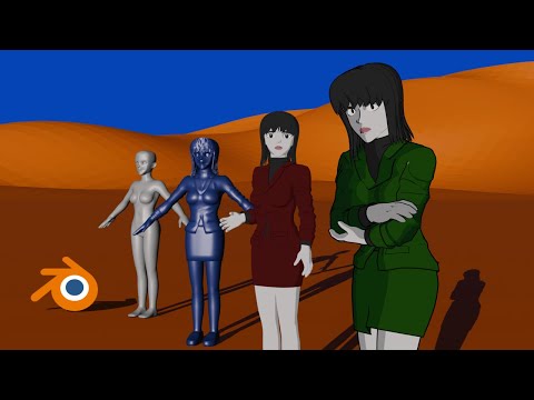 NPR Blender Character