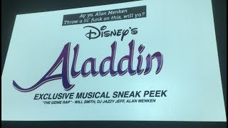 EXCLUSIVE: Aladdin (2019) – Will Smith/Alan Menken Music Sneak Peek!